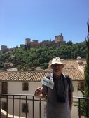 г.Гранада (Испания) вид на архитектурно-парковый ансамбль Альгамбра