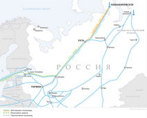Схема газопровода «Ухта — Торжок — 2»