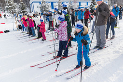 Участники Всероссийской массовой лыжной гонки «Лыжня России — 2018»