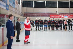 Открытие отборочного этапа на Кубок генерального директора ООО «Газпром трансгаз Ухта»  по хоккею с шайбой