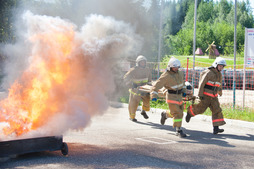 Соревнования среди команд ВПЧ помогают поддерживать высокий уровень пожарной безопасности производственных объектов