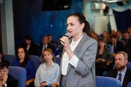 На встрече сотрудники филиала имели возможность задать интересующие их вопросы, получить ответы и комментарии лично от генерального директора ООО «Газпром трансгаз Ухта»